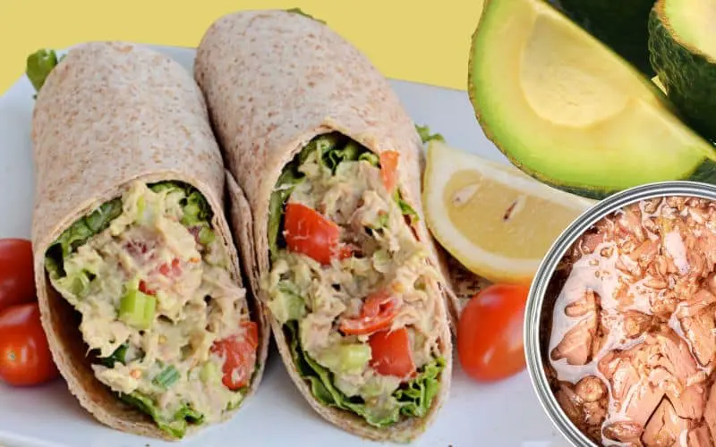 Wrap Integral com Atum e Abacate